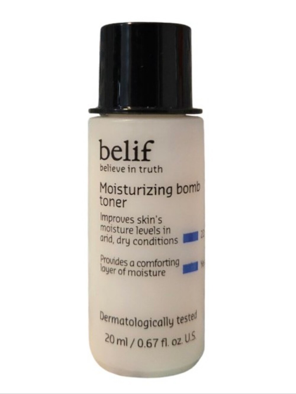 5/$25 or Free Gift: belif Moisturizing Bomb Toner with Ceramides